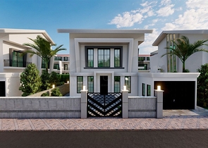 شقة مخطط طابق 5 + 3 في بيليك-منطقة أنطاليا 