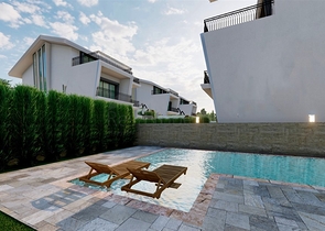 شقة مخطط طابق 5 + 3 في بيليك-منطقة أنطاليا 