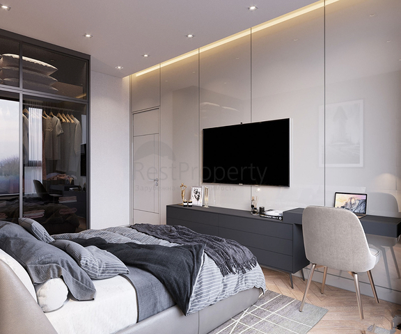 تخطيط الشقة 1+1,3+1 في منطقة بيليك-أنطاليا 