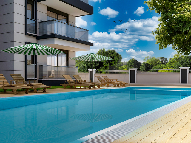 تخطيط الشقة 1+1,3+1 في منطقة بيليك-أنطاليا 