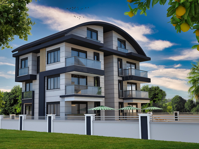 تخطيط الشقة 1+1,3+1 في منطقة بيليك-أنطاليا 