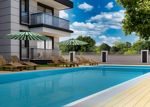 تخطيط الشقة 1+1,3+1 في منطقة بيليك-أنطاليا 