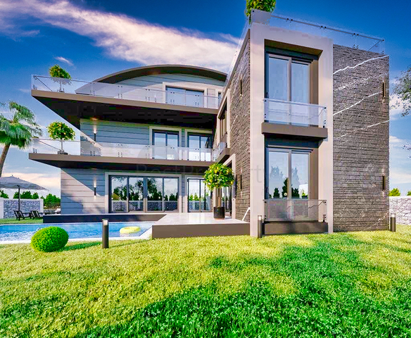 فيلا 6 + 1 في منطقة بيليك أنطاليا 