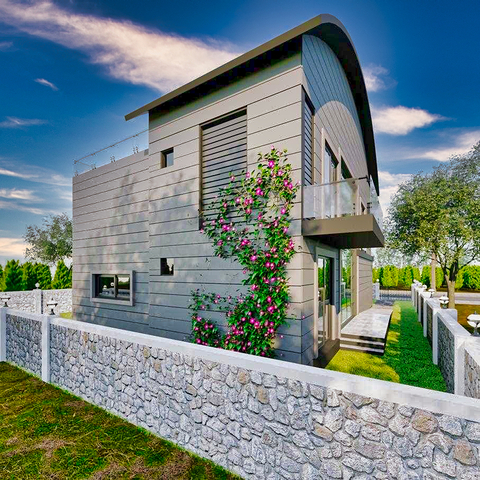 فيلا 6 + 1 في منطقة بيليك أنطاليا 