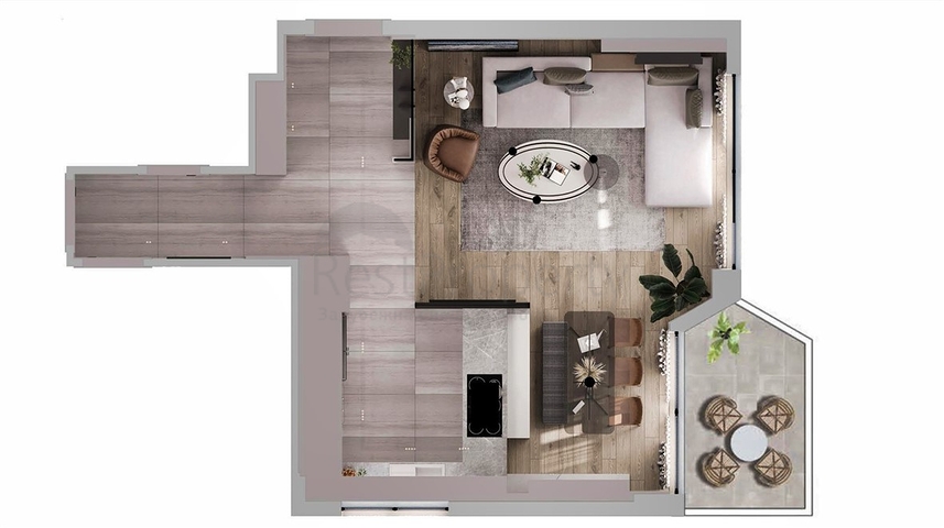 شقق دوبلكس 2+1 ، 3+1 و 4+1 في منطقة لارا أنطاليا 