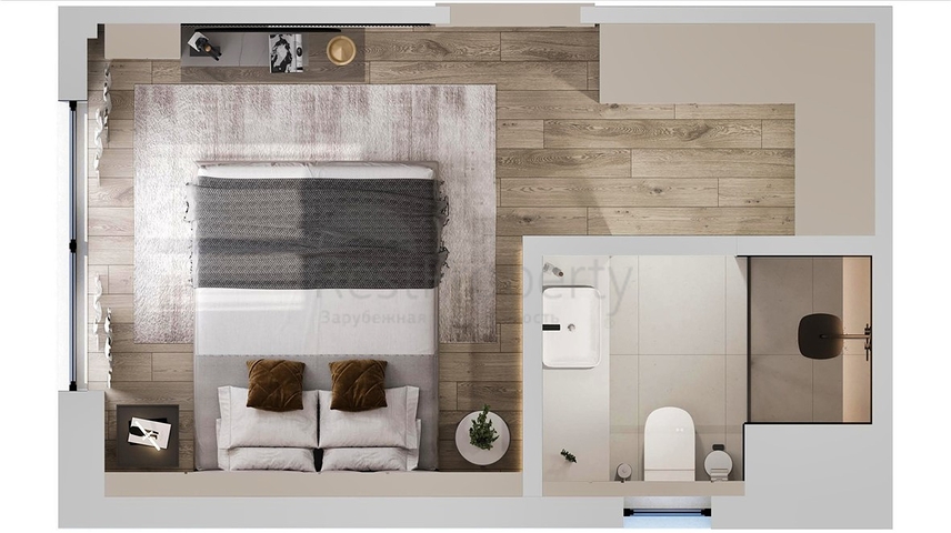 شقق دوبلكس 2+1 ، 3+1 و 4+1 في منطقة لارا أنطاليا 