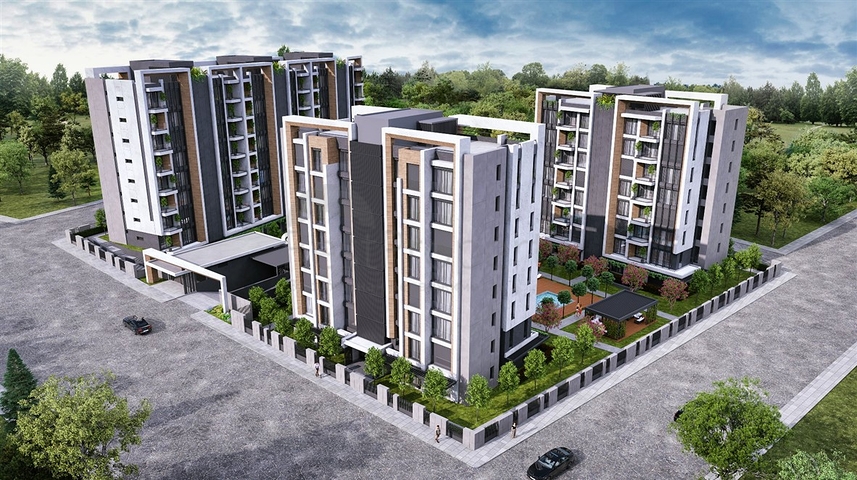 شقق دوبلكس 2+1 ، 3+1 و 4+1 في منطقة لارا أنطاليا 