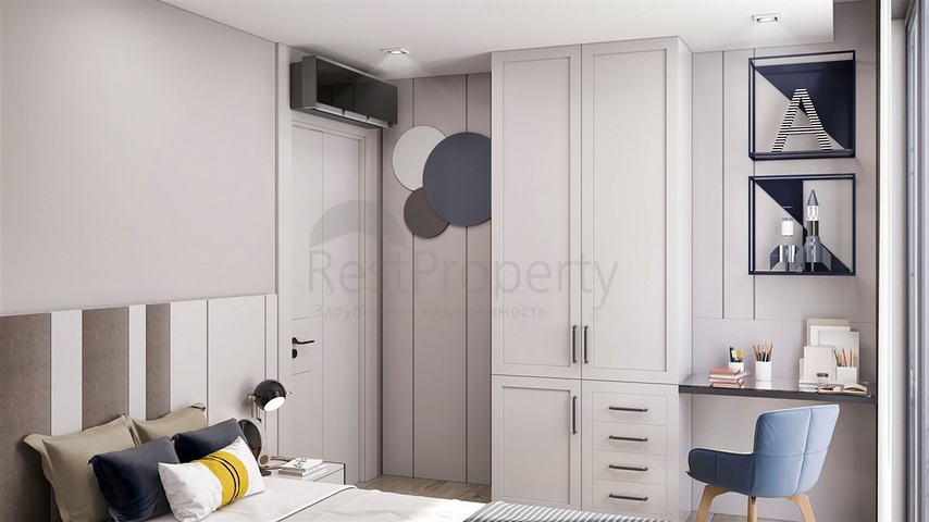 شقق دوبلكس 2+1 ، 3+1 و 4+1 في منطقة لارا أنطاليا 