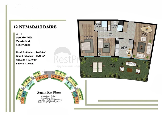 مشروع استثماري في منطقة التينتاس-أنطاليا 