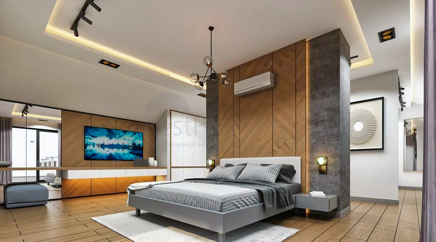 فيلا 4 + 1 في منطقة بيليك أنطاليا 