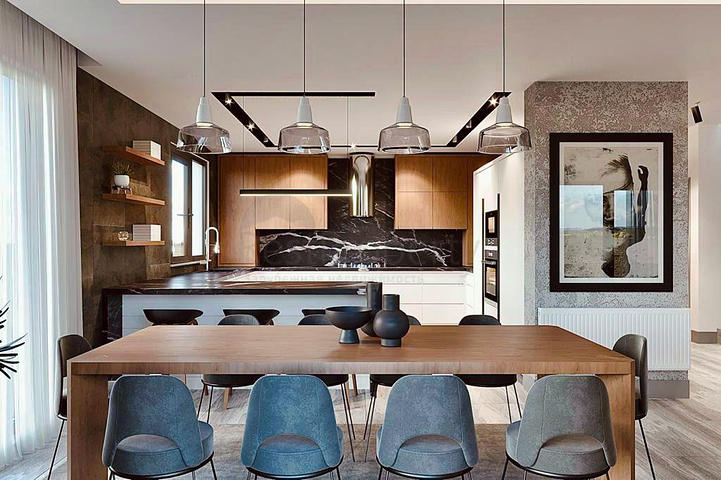 فيلا 4 + 1 في منطقة بيليك أنطاليا 