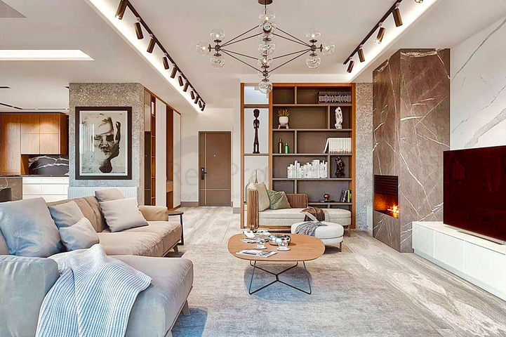 فيلا 4 + 1 في منطقة بيليك أنطاليا 