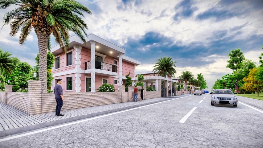 فيلا 4 + 1 في منطقة بيليك أنطاليا 