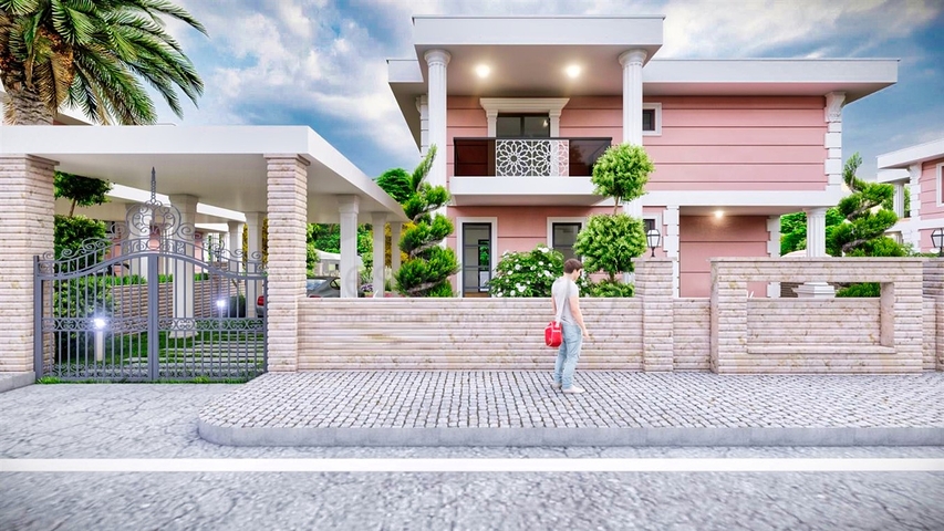 فيلا 4 + 1 في منطقة بيليك أنطاليا 