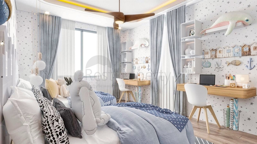 فيلا 4 + 1 في منطقة بيليك أنطاليا 