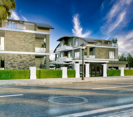 شقة 1 + 1 في منطقة بيليك أنطاليا 