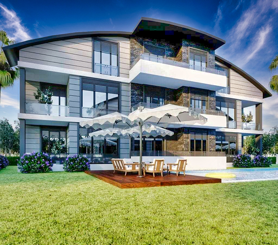 شقة 1 + 1 في منطقة بيليك أنطاليا 