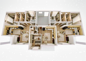 شقة 1 + 1 في منطقة بيليك أنطاليا 