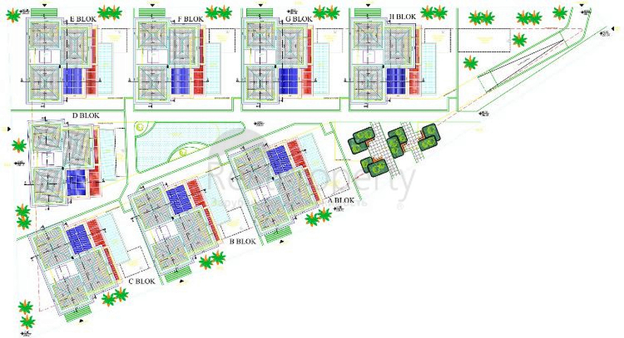 فيلا في مجمع تخطيط 9 + 2 في منطقة دوشيميالتي-أنطاليا 