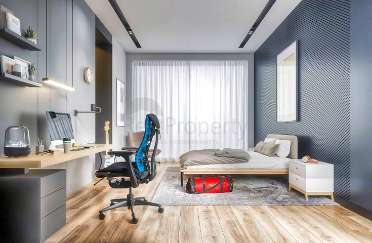 فيلا في مجمع تخطيط 9 + 2 في منطقة دوشيميالتي-أنطاليا 