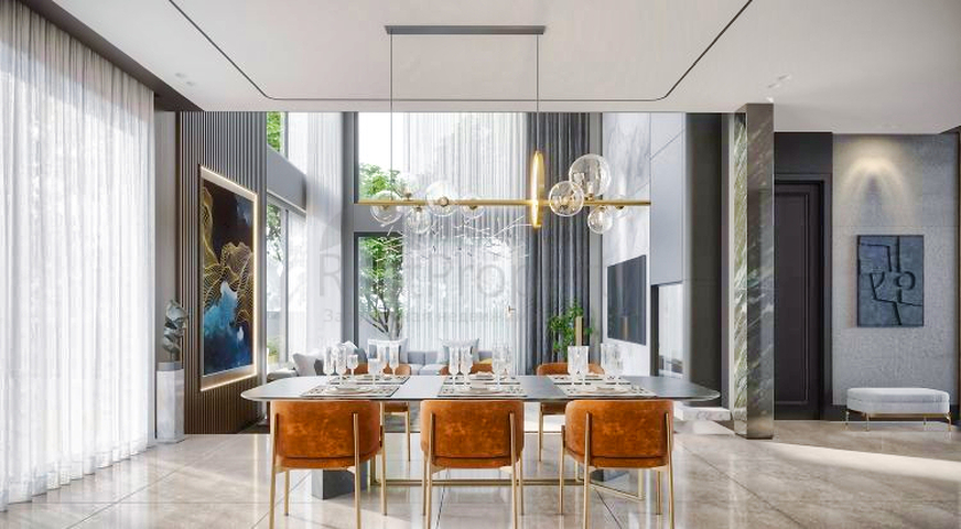 فيلا في مجمع تخطيط 9 + 2 في منطقة دوشيميالتي-أنطاليا 