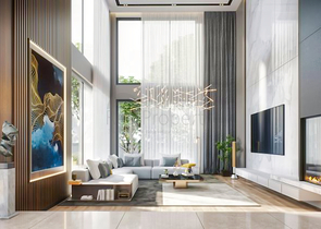 فيلا في مجمع تخطيط 9 + 2 في منطقة دوشيميالتي-أنطاليا 