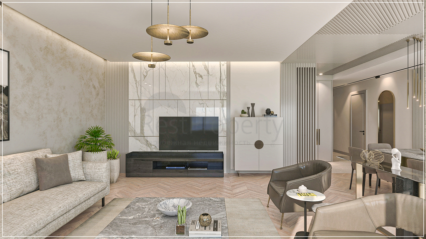 شقق 3+1 في منطقة أوندزالي-أنطاليا 