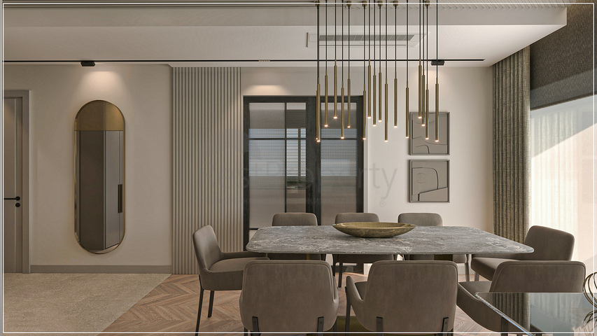 شقق 3+1 في منطقة أوندزالي-أنطاليا 