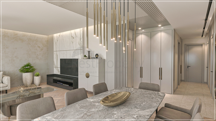 شقق 3+1 في منطقة أوندزالي-أنطاليا 