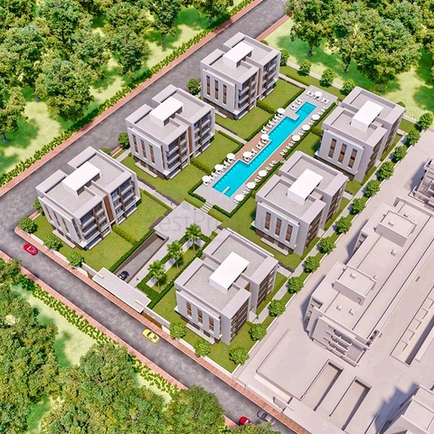 شقق 3+1 في منطقة أوندزالي-أنطاليا 