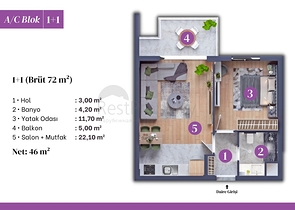 مشروع استثماري في منطقة التينتاس-أنطاليا