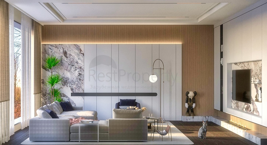 فيلا 4+1 في دوشيمالتي-منطقة أنطاليا