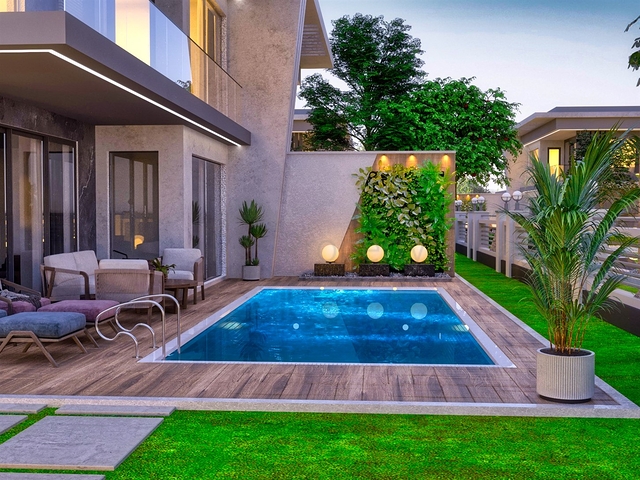 فيلا 4+1 في دوشيمالتي-منطقة أنطاليا