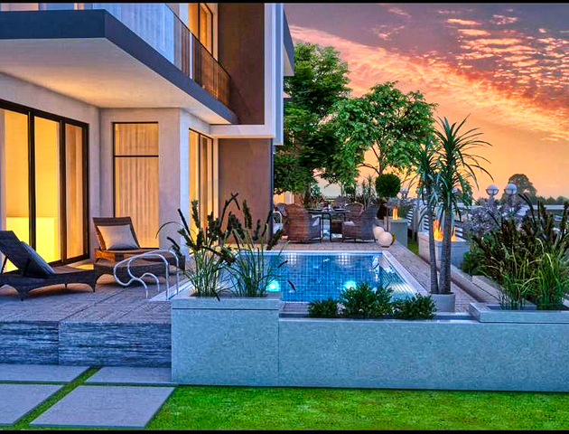 فيلا 4+1 في دوشيمالتي-منطقة أنطاليا