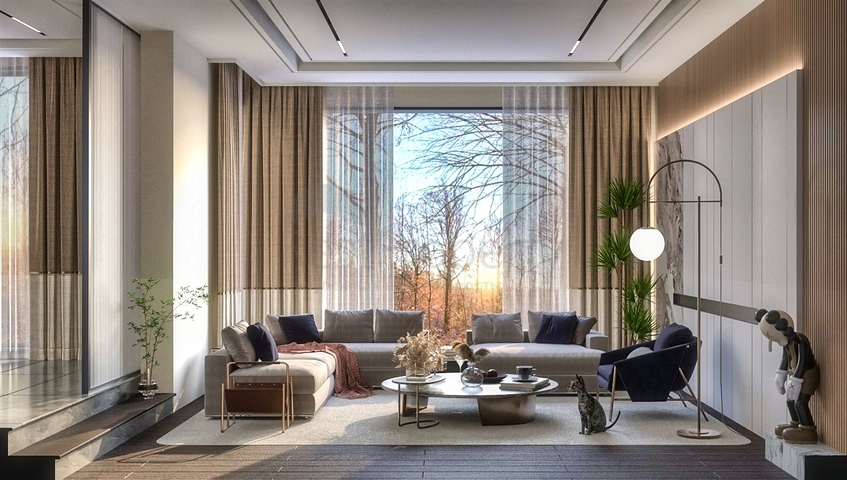 فيلا 4+1 في دوشيمالتي-منطقة أنطاليا