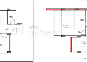 مشروع استثماري لفيلا 4 + 1 في منطقة التينتاس-أنطاليا 
