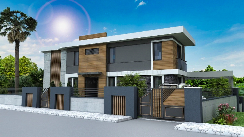 فيلا 4+1 في فتحية-منطقة أنطاليا 