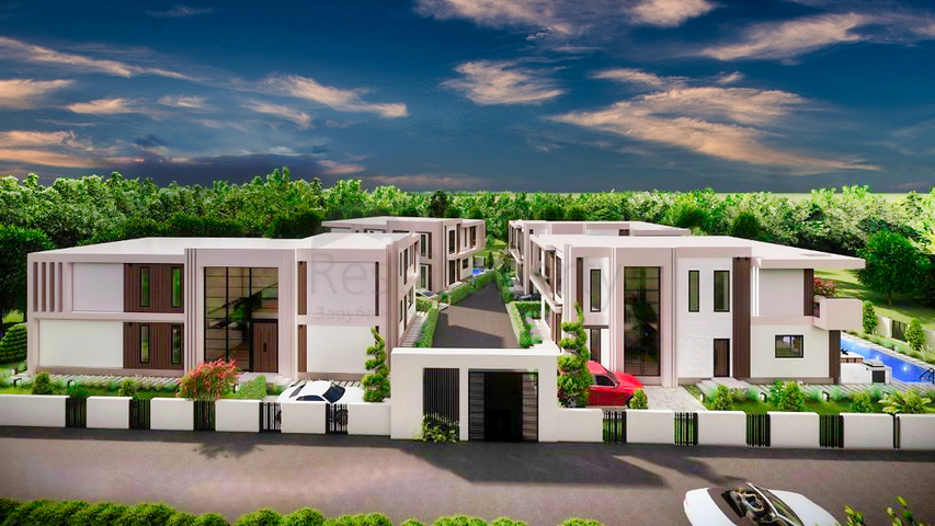 مشروع استثماري لفيلا 4 + 1 في منطقة دوشيميالتي-أنطاليا 