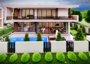 مشروع استثماري لفيلا 4 + 1 في منطقة دوشيميالتي-أنطاليا 