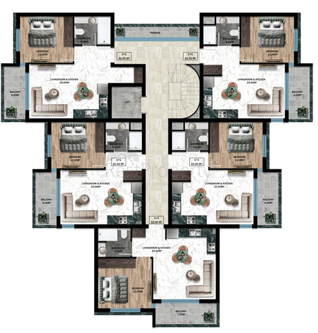 مشروع استثماري في منطقة التينتاس-أنطاليا 