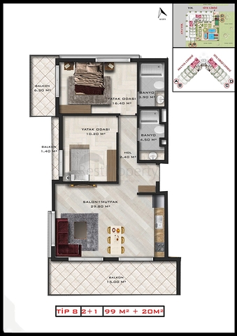 مشروع استثماري في ألتينتاس-منطقة أنطاليا الصغيرة