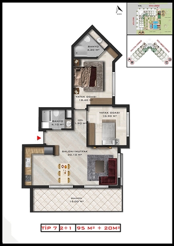 مشروع استثماري في ألتينتاس-منطقة أنطاليا الصغيرة