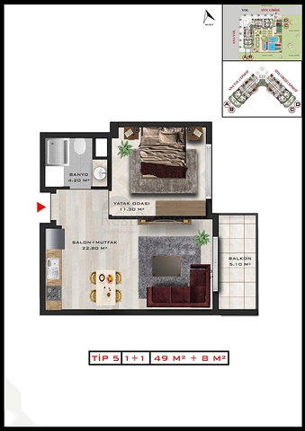 مشروع استثماري في ألتينتاس-منطقة أنطاليا الصغيرة