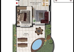 مشروع استثماري في ألتينتاس-منطقة أنطاليا الصغيرة