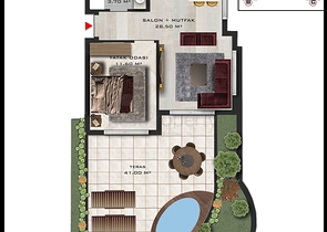 مشروع استثماري في ألتينتاس-منطقة أنطاليا الصغيرة