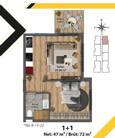 مشروع استثماري في منطقة التينتاس-أنطاليا