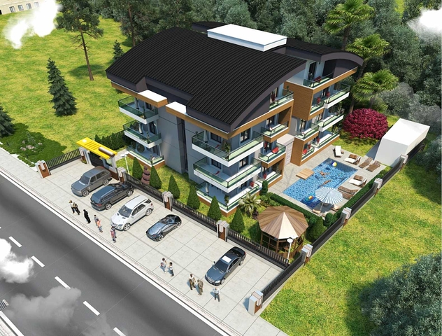 شقة 1 + 1 في منطقة بيليك أنطاليا 