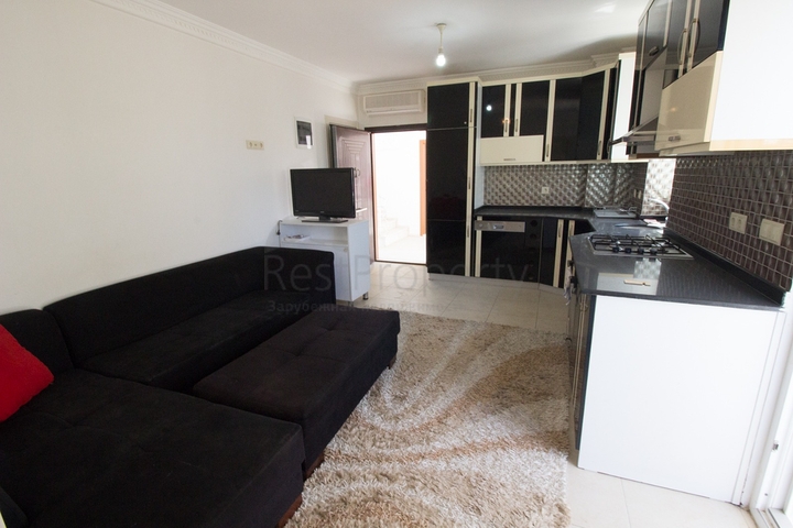 شقة 1 + 1 في منطقة سايد أنطاليا 