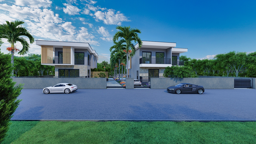 فلل 4 + 2 في دوشيمالتي-منطقة أنطاليا 