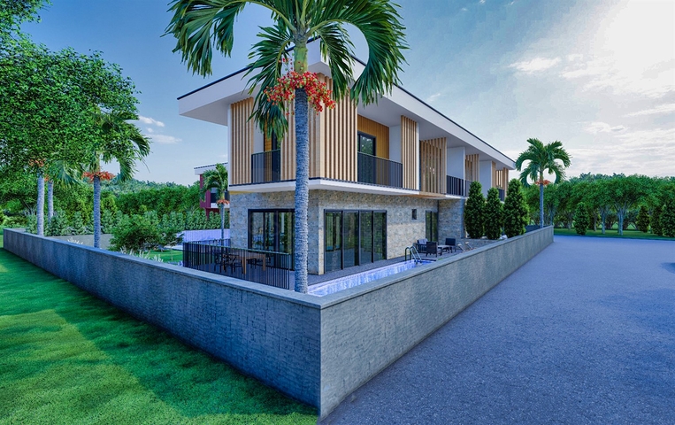 فلل 4 + 2 في دوشيمالتي-منطقة أنطاليا 